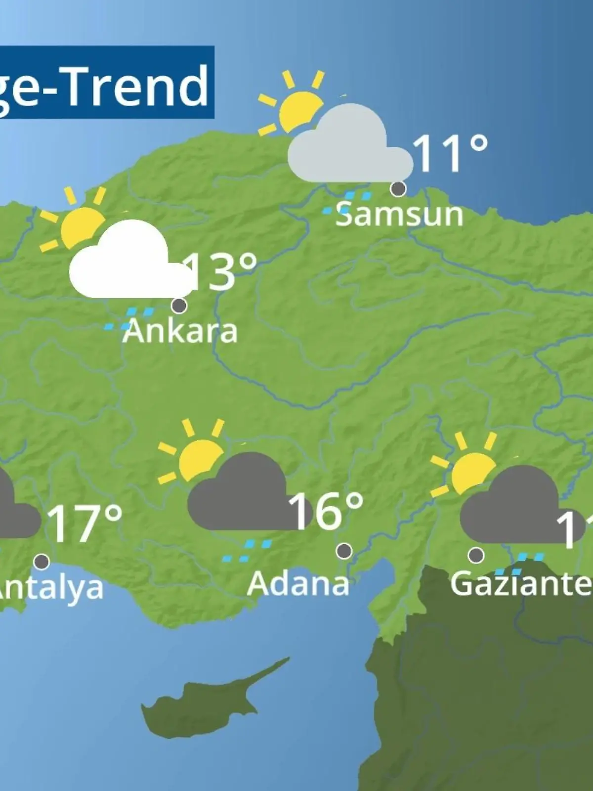Bild zu: "Türkei: Wie wird das Wetter?"