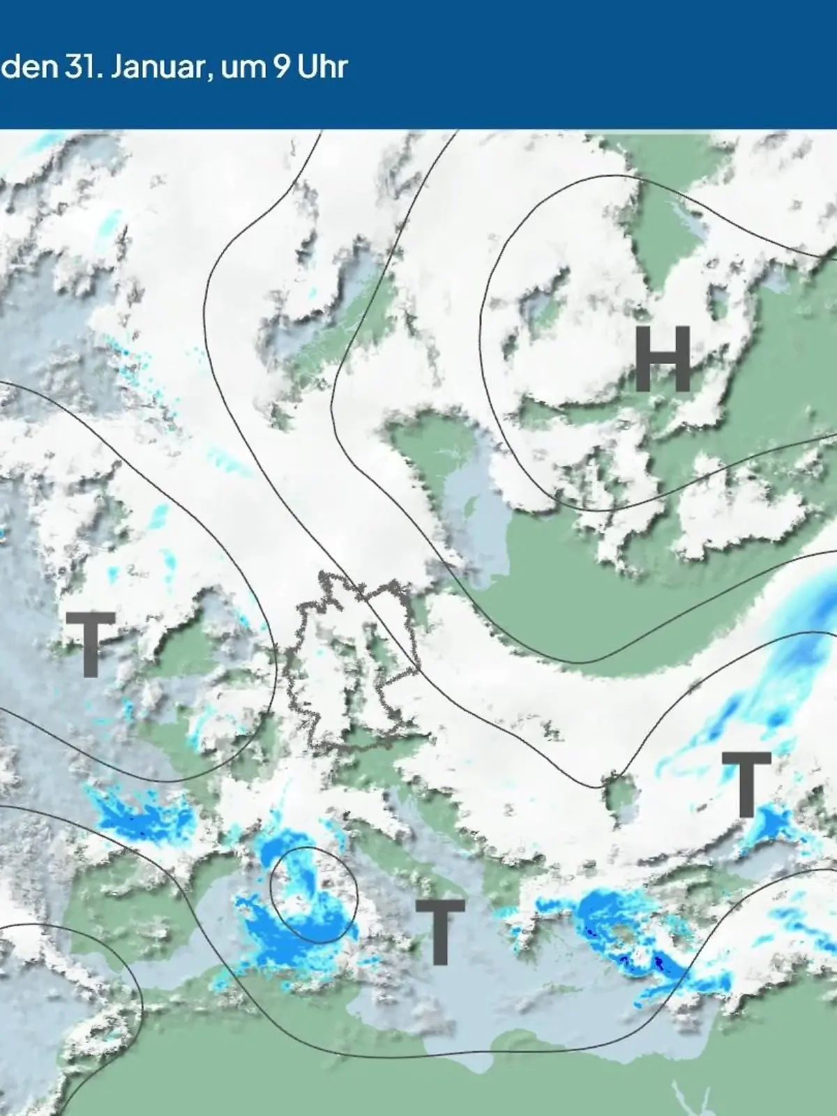 Bild zu: "Die Wetterlage der kommenden 5 Tage"