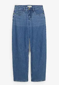 Barrel-Jeans, Mid Waist