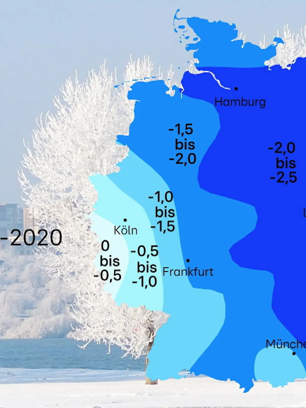 Bild zu: "Hier erlebt Deutschland eisige Temperaturen!"
