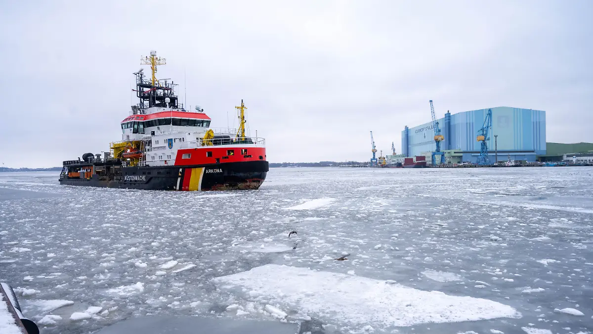 Winterwetter an der Ostsee