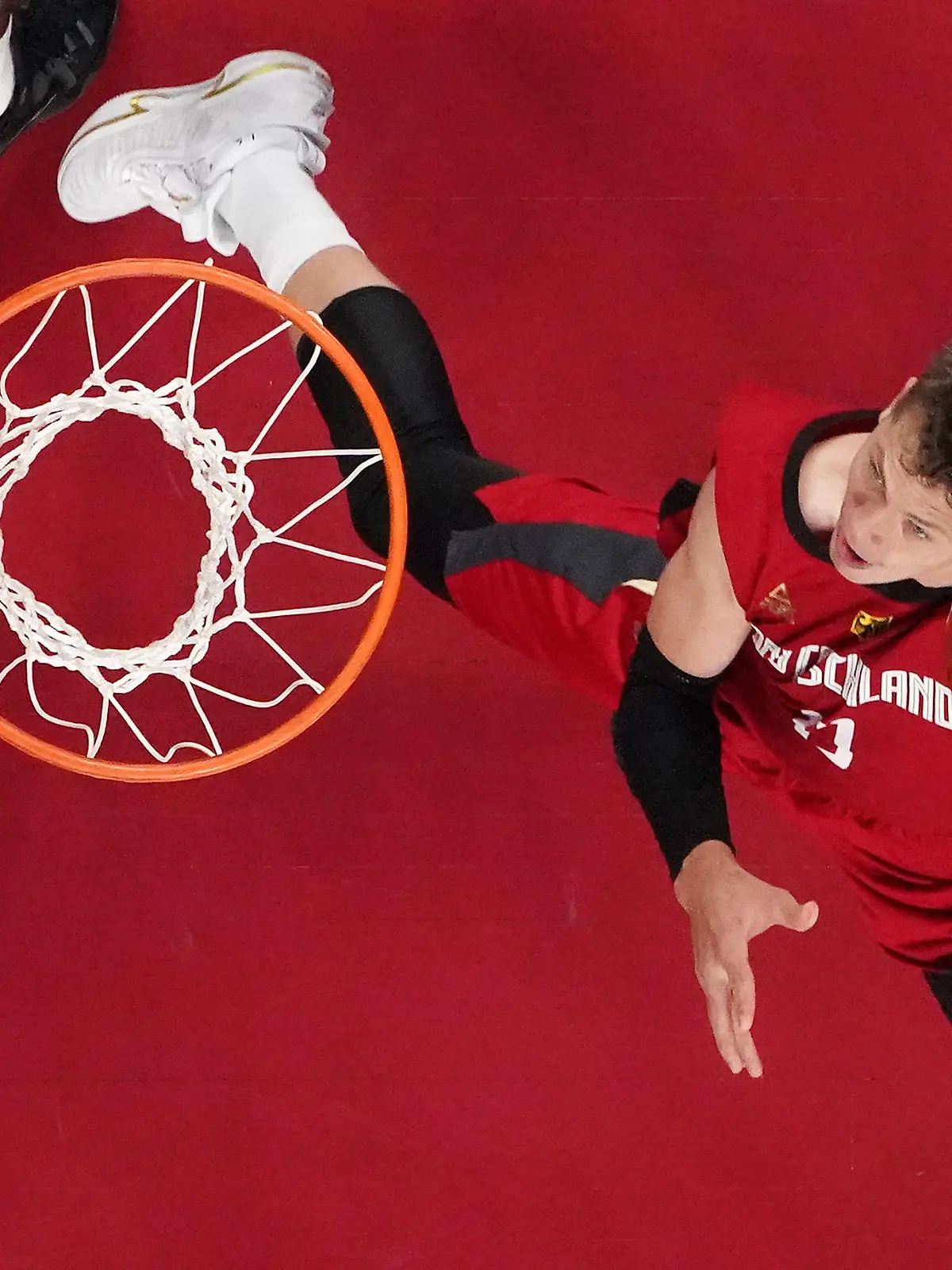 SAITAMA, JAPAN - JULY 28: Moritz Wagner #13 of Team Germany goes up for a shot against Nigeria during the first half of a Men's Preliminary Round Group B game on day five of the Tokyo 2020 Olympic Games at Saitama Super Arena on July 28, 2021 in Saitama, Japan. (Photo by Bryan Snyder - Pool/Getty Images)