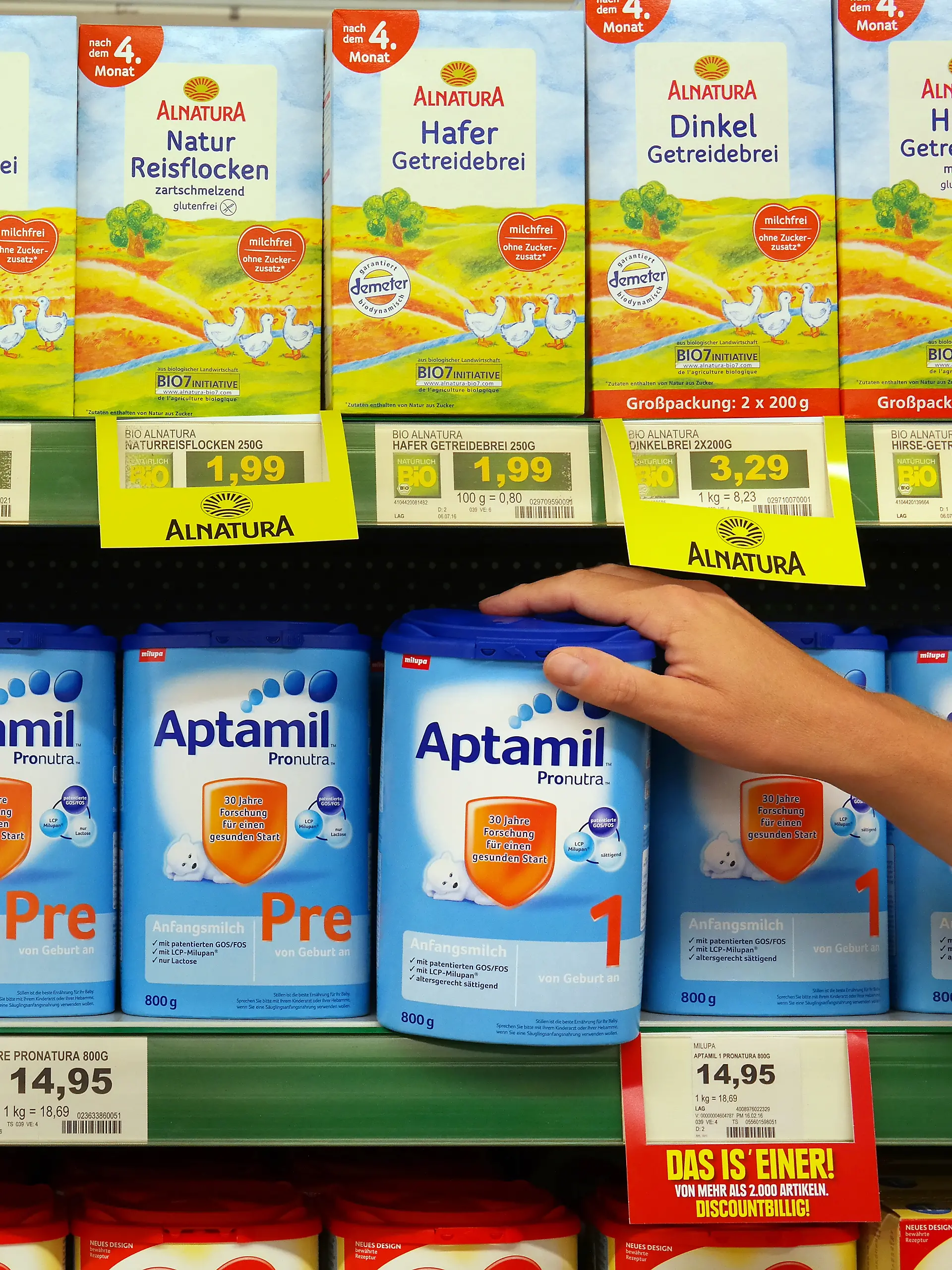 Der Nahrungsmittelkonzern Danone ruft Babynahrung zurück (Symbolbild). 