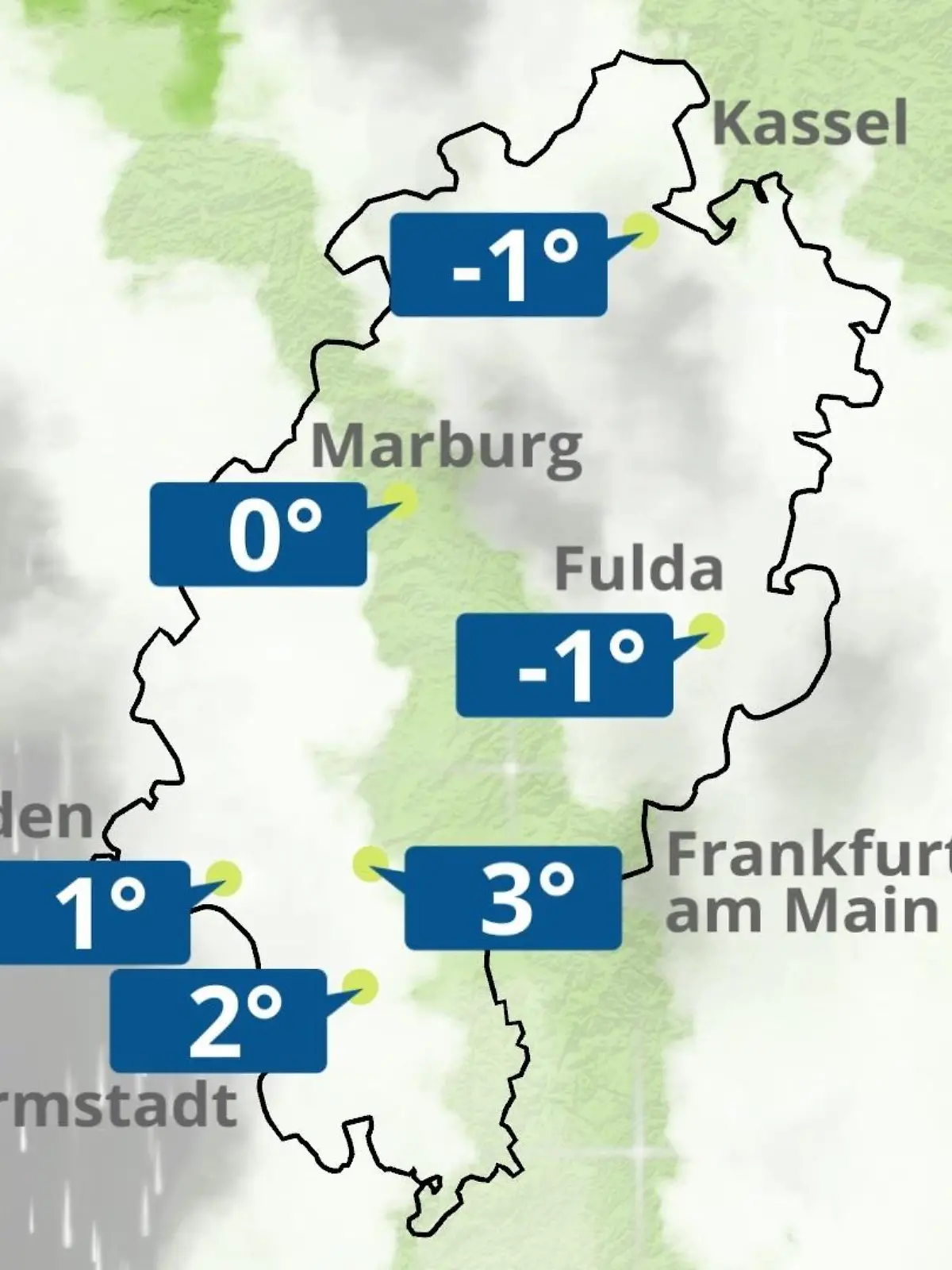 Bild zu: "Hessen: Wie wird das Wetter?"
