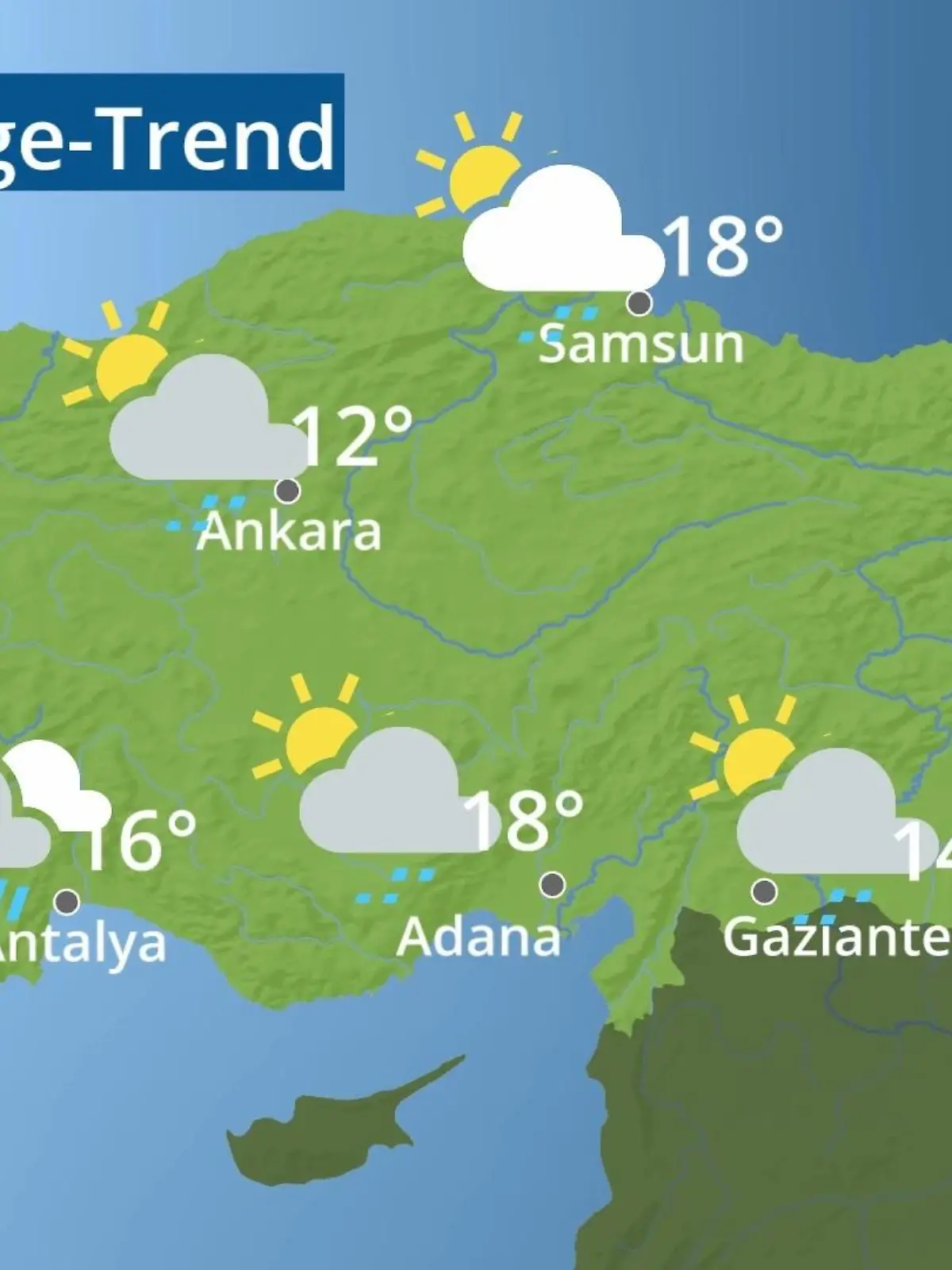 Bild zu: "Türkei: Wie wird das Wetter?"