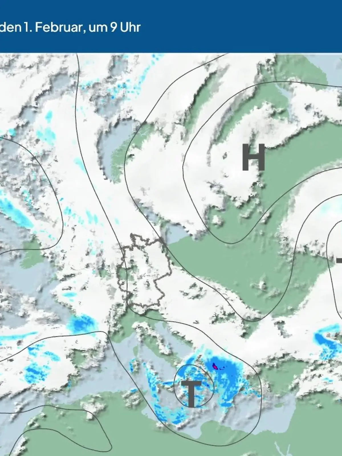 Bild zu: "Die Wetterlage der kommenden 5 Tage"