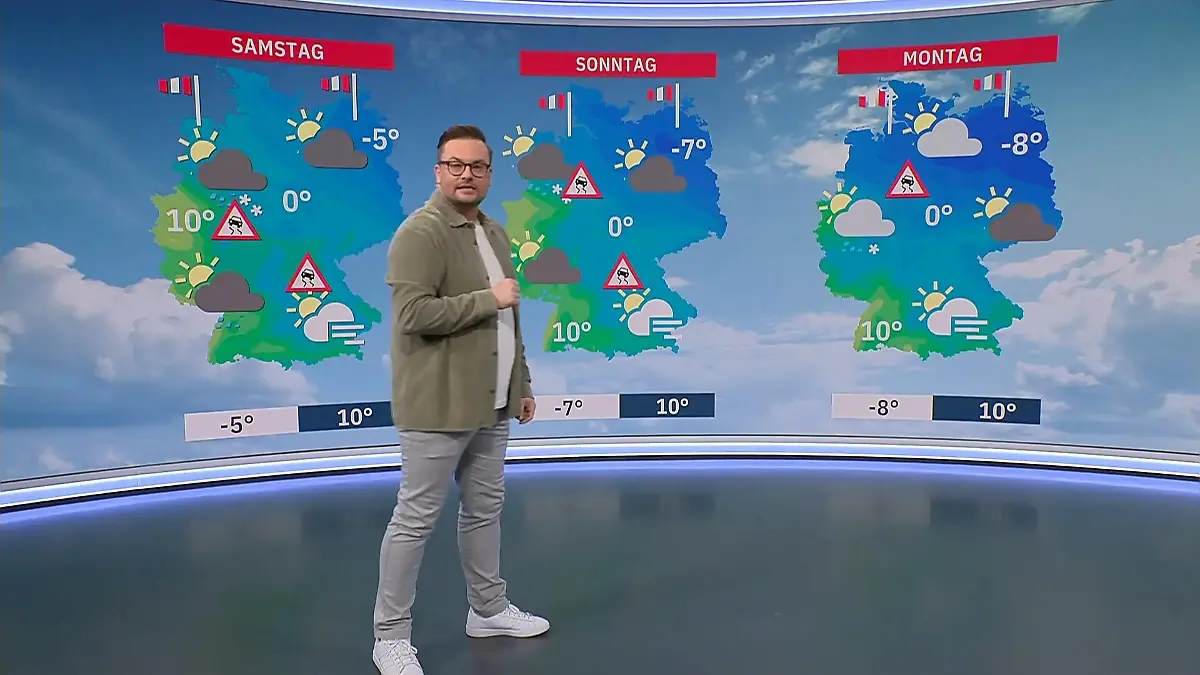 Video Wetterbericht Aktuelle 3-Tages-Vorhersage