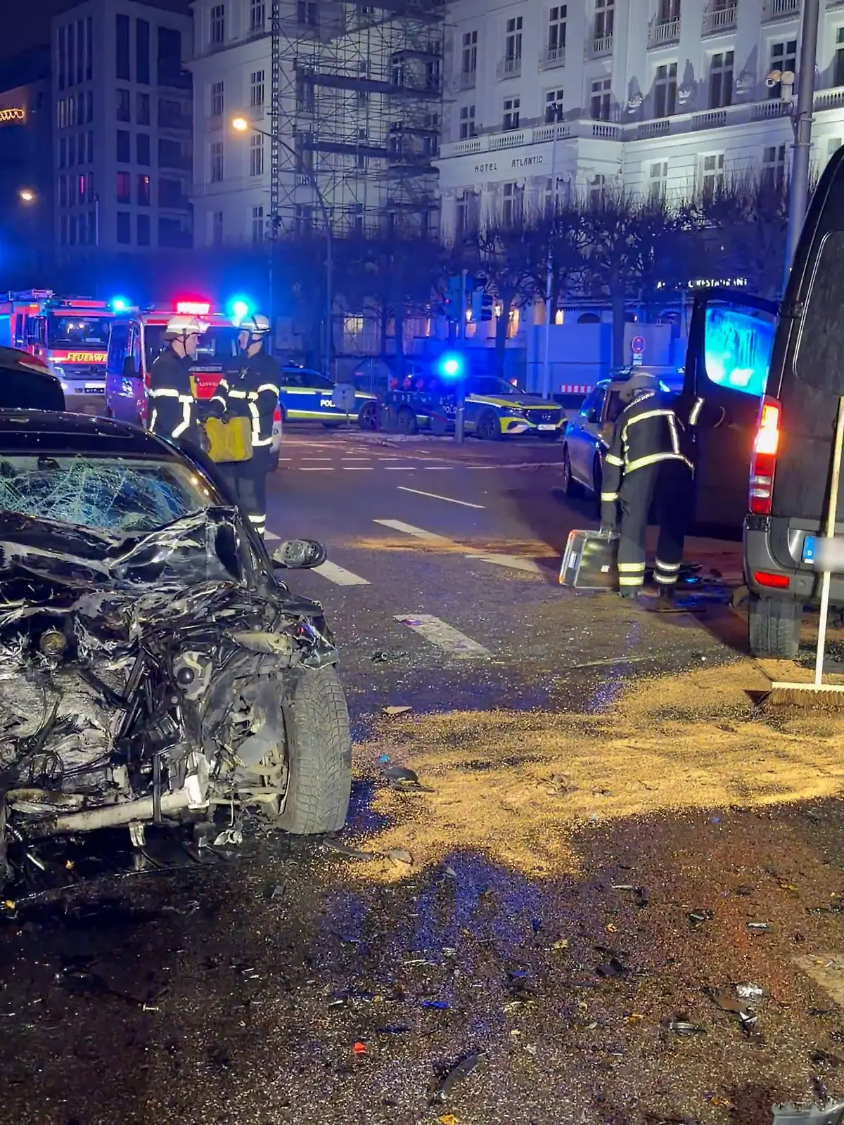 Frontalkollision nach Verfolgung