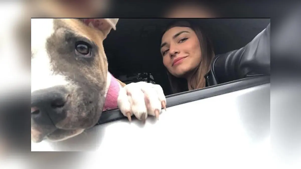 Alma und Hund Camila