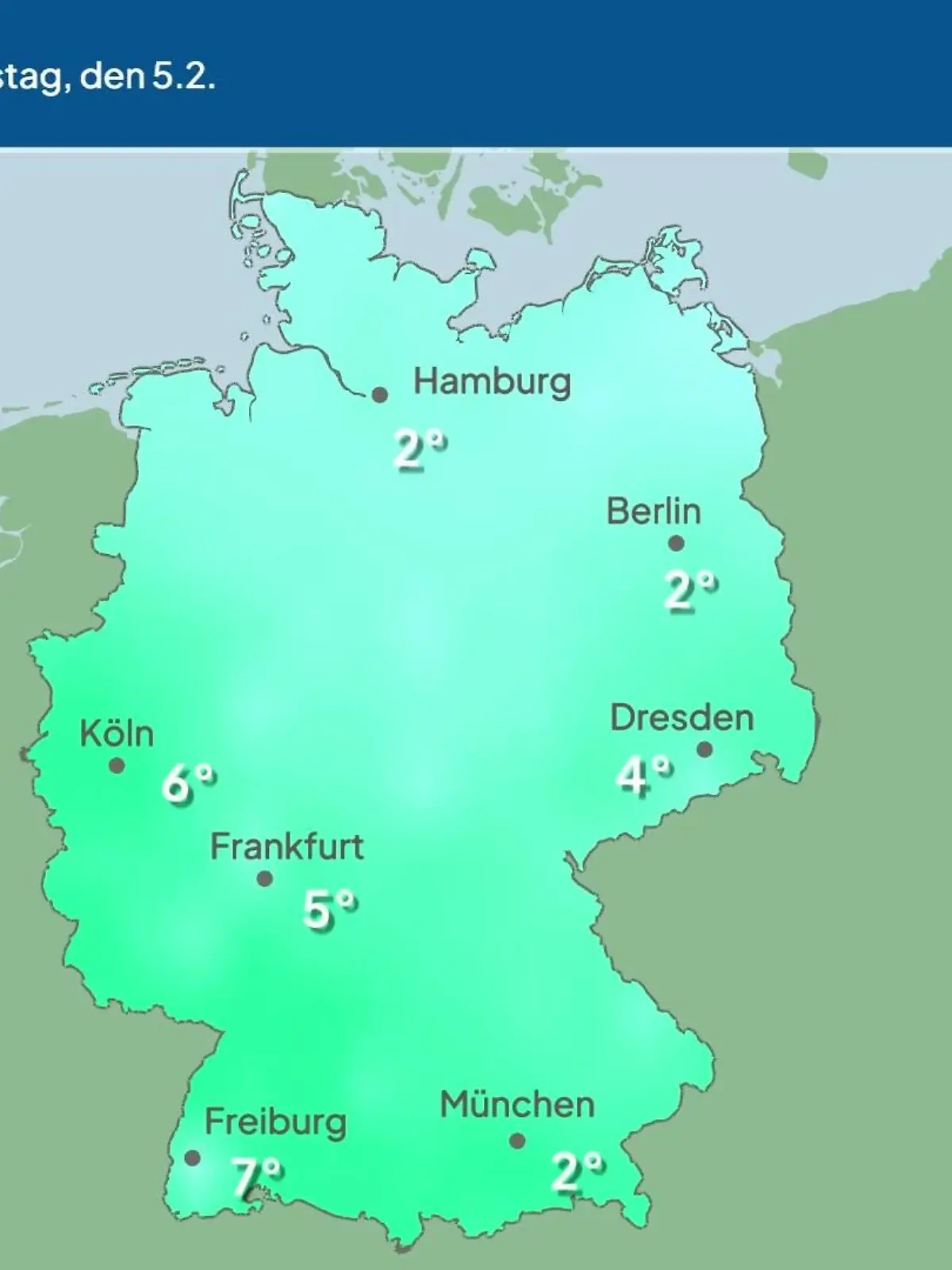Bild zu: "Im Video: Temperatur-Vorhersage"