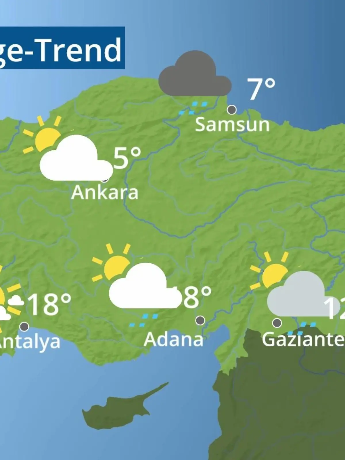 Bild zu: "Türkei: Wie wird das Wetter?"