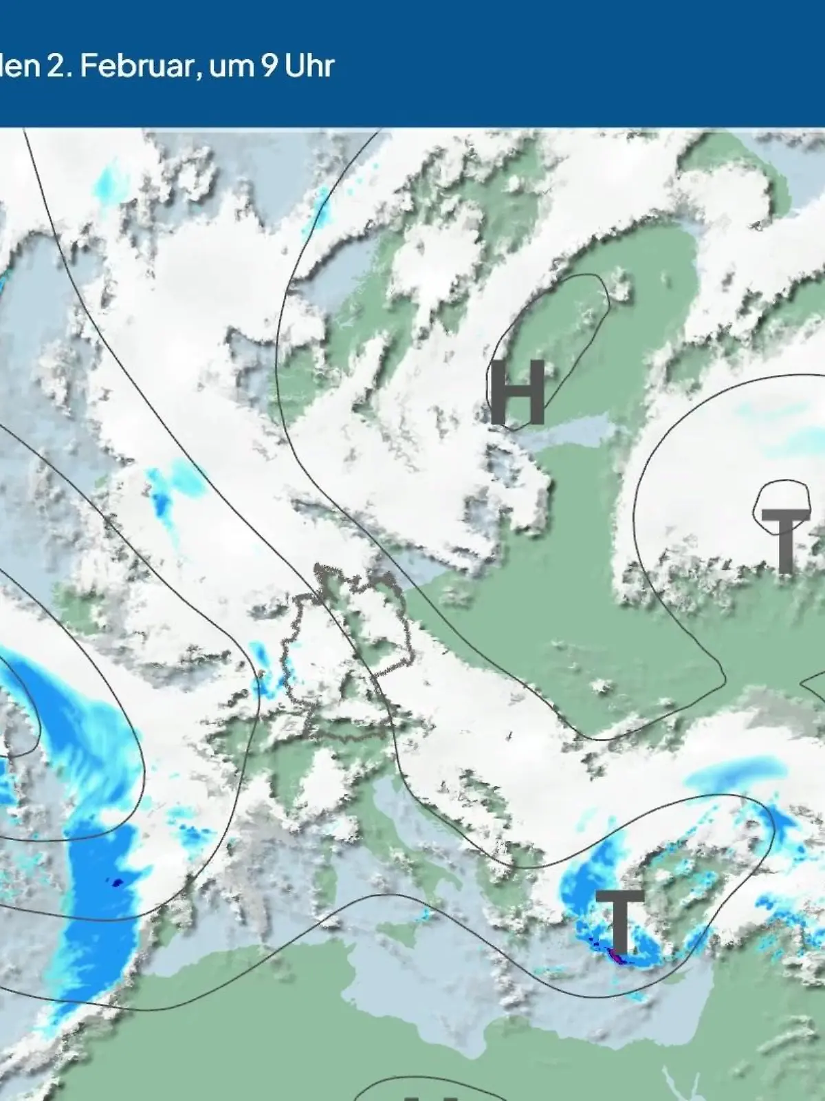 Bild zu: "Die Wetterlage der kommenden 5 Tage"