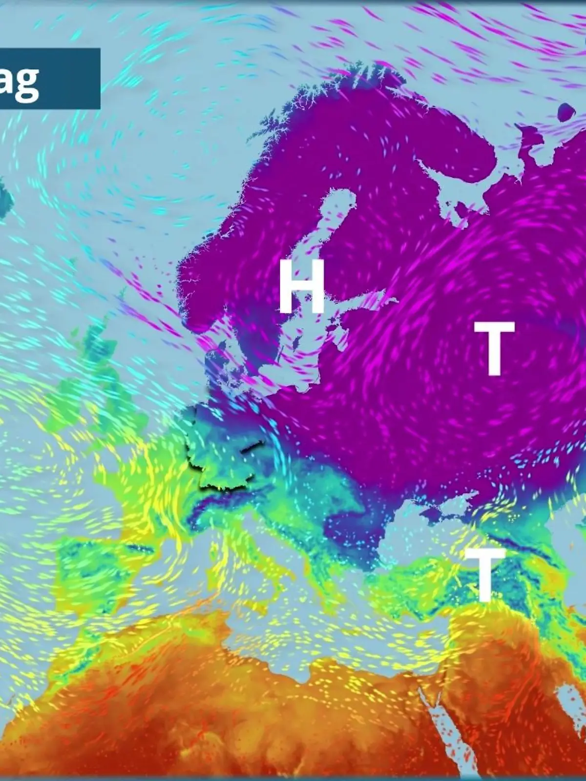 Bild zu: "Eiskalte Winterluft hält sich im Nordosten"