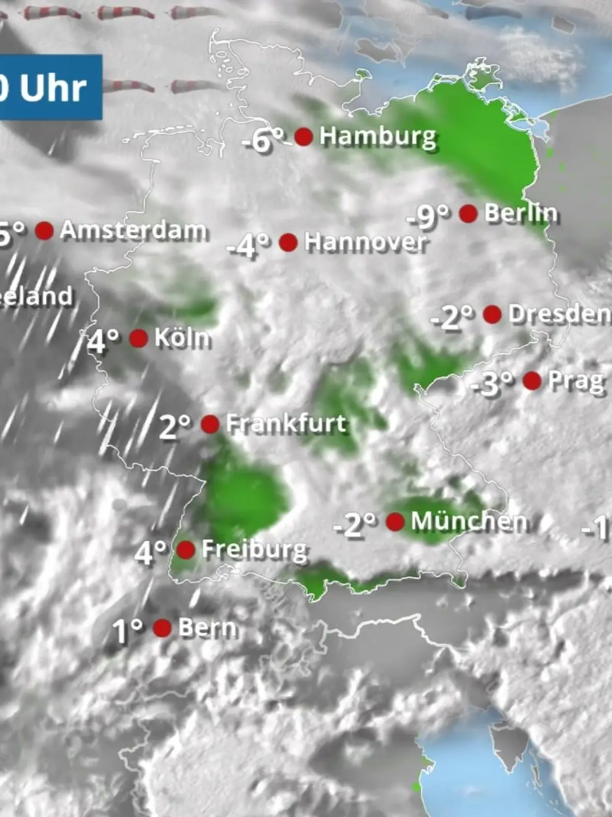 Bild zu: "Im Westen teils gefährliche Niederschläge"