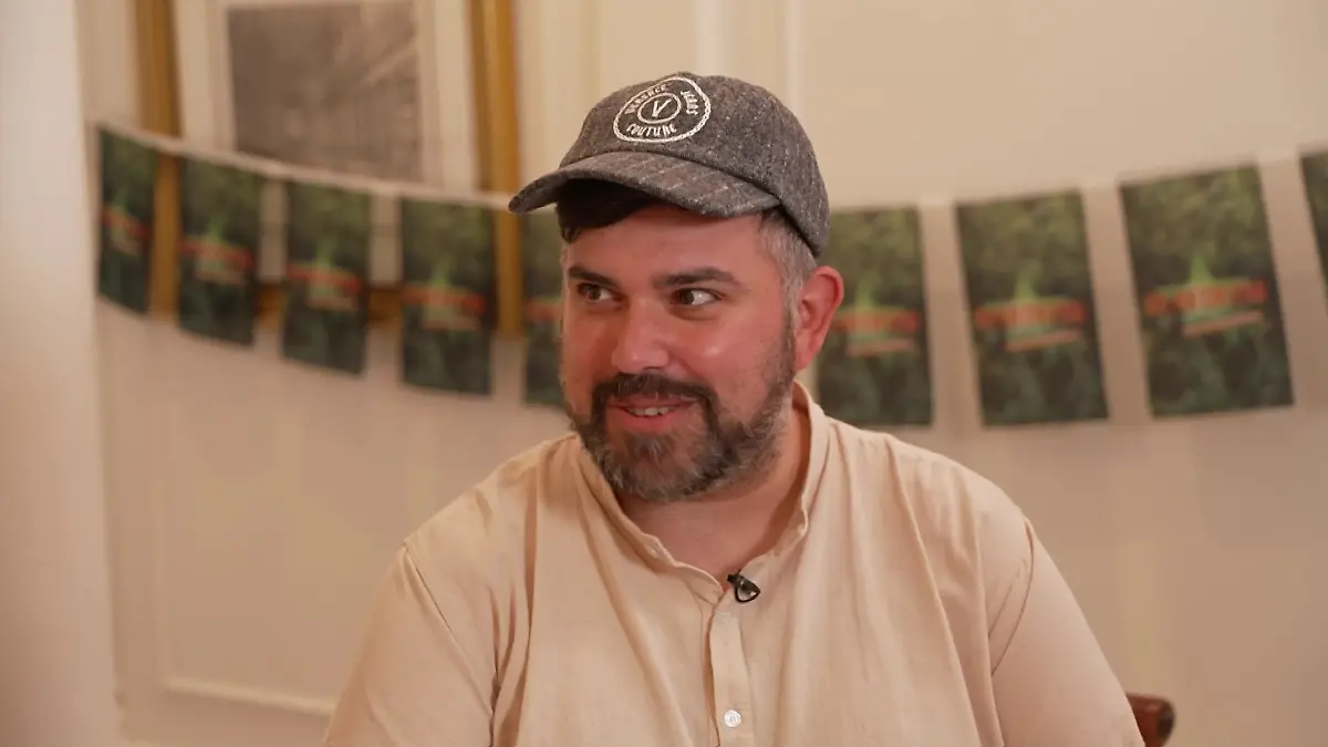 Mirja du Monts Manager und Freund Dominik Laux. 