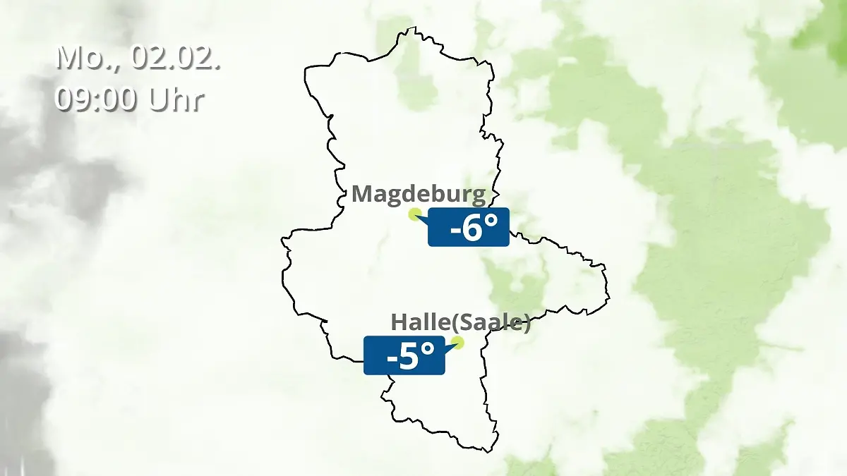 Sachsen-Anhalt: Wie wird das Wetter? Regen und Wolkenfilm für Halle und Magdeburg