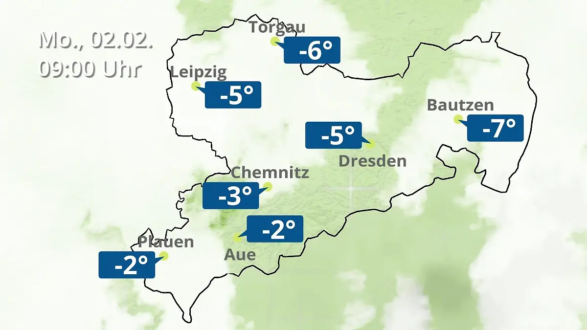 Sachsen: Wie wird das Wetter? Regen- und Wolkenfilm für Chemnitz, Dresden und Leipzig