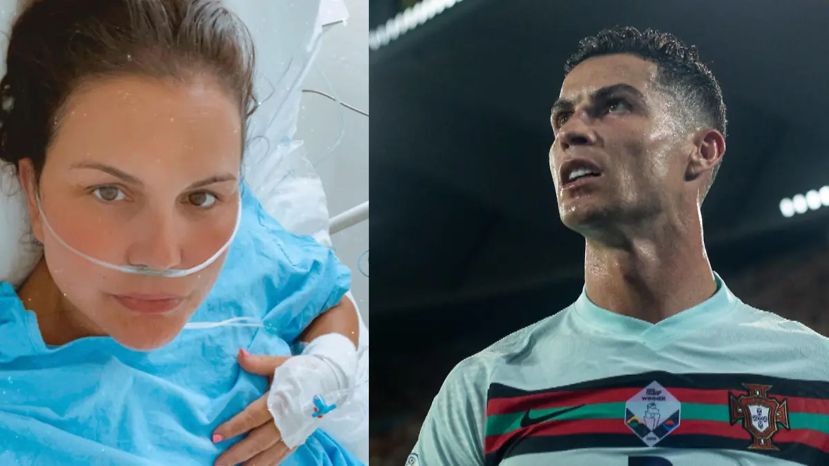 Ronaldos Schwester liegt im Krankenhaus.