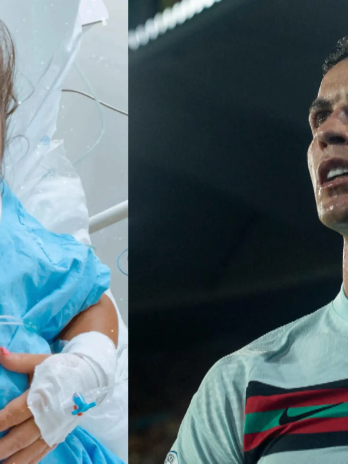 Ronaldos Schwester liegt im Krankenhaus.