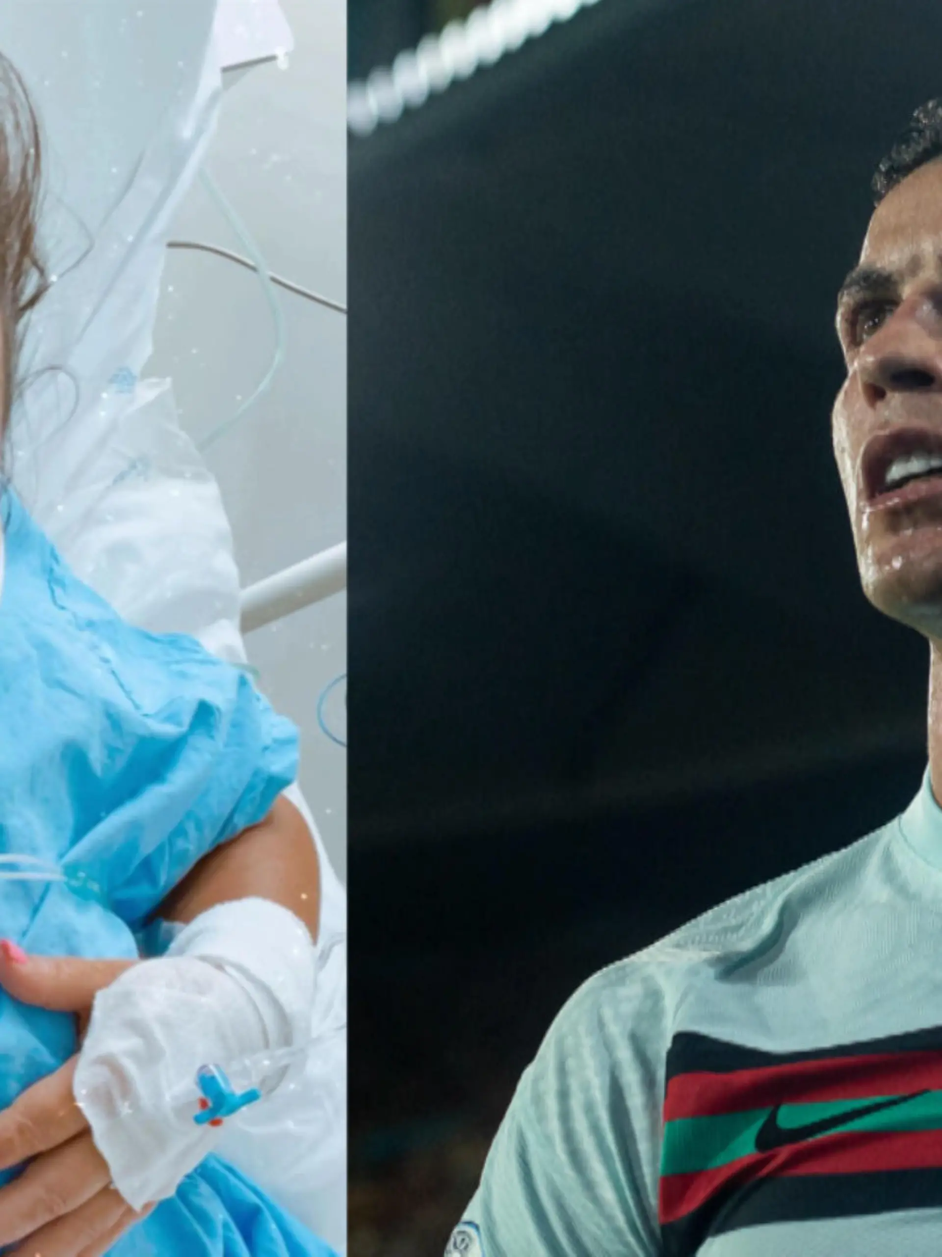 Ronaldos Schwester liegt im Krankenhaus.