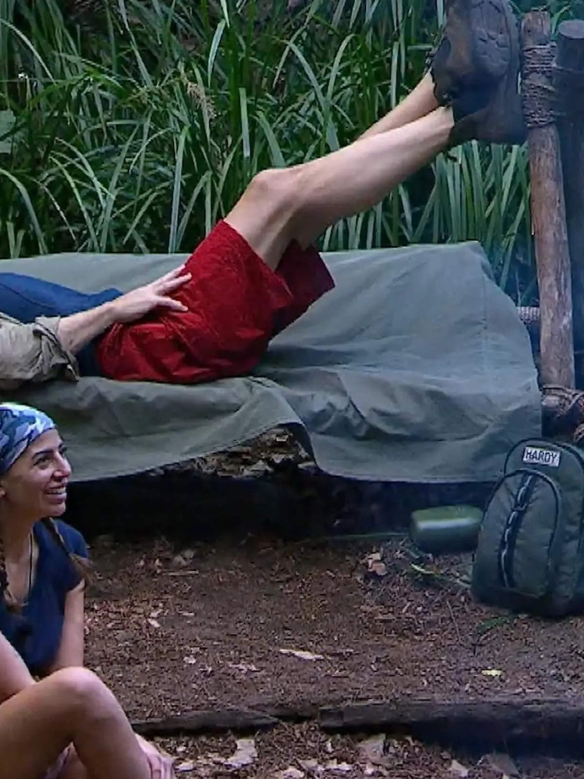 Hardy Krüger im Dschungelcamp