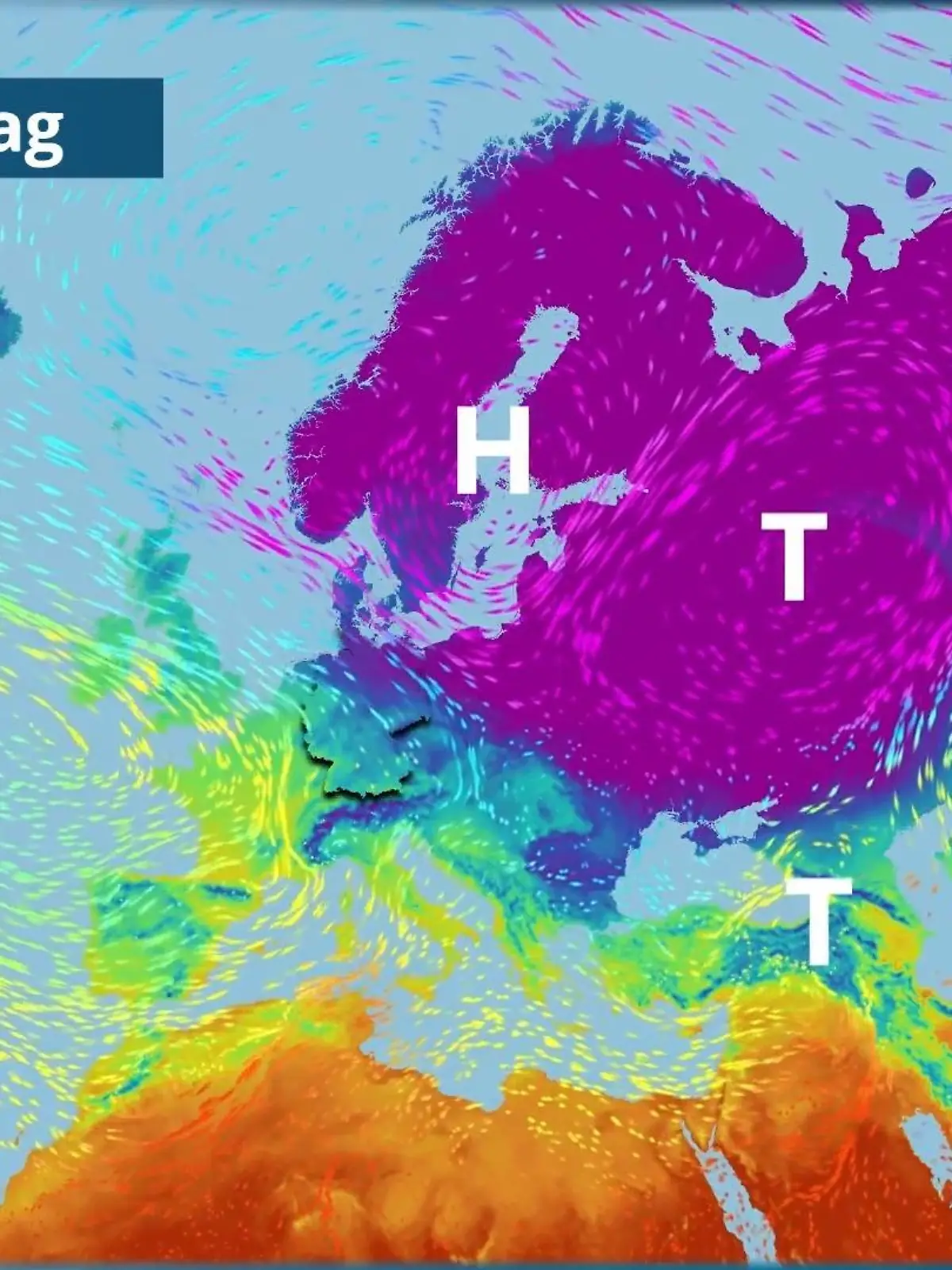 Bild zu: "Eisige Winterluft und Grenzwetterlage über Deutschland"