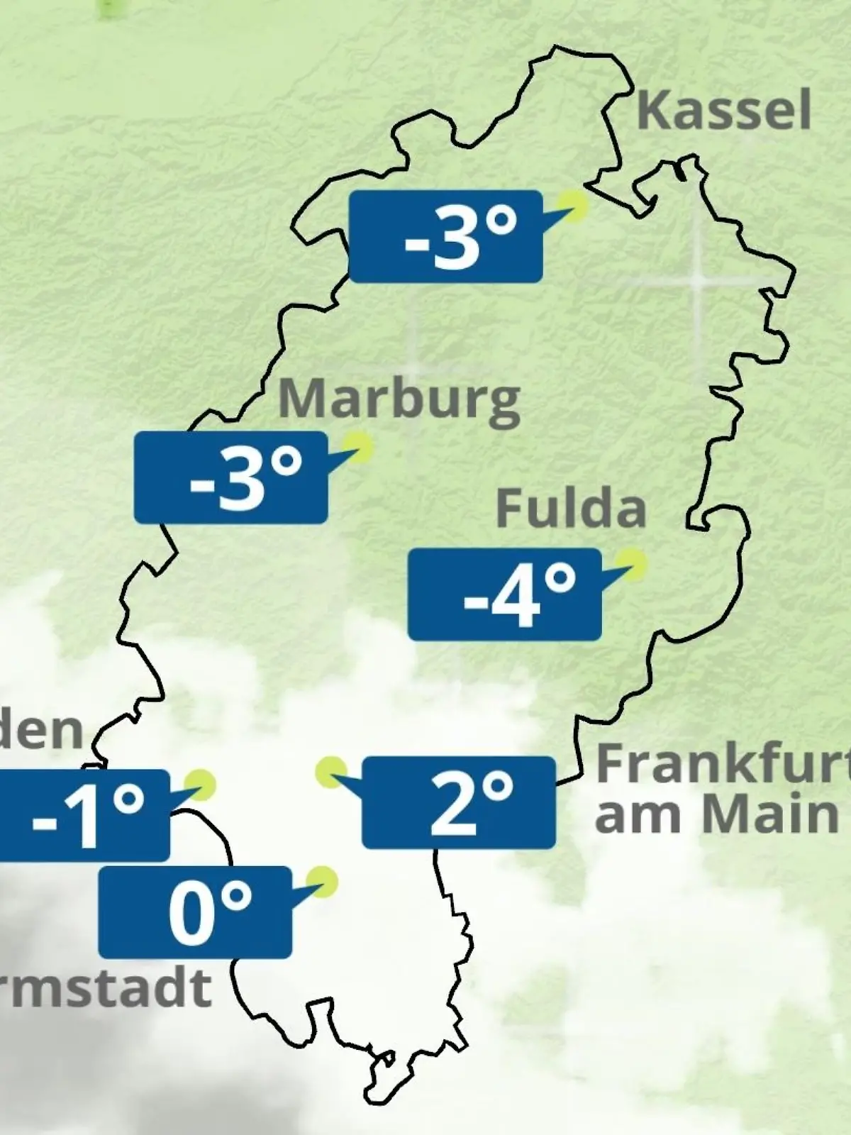 Bild zu: "Hessen: Wie wird das Wetter?"