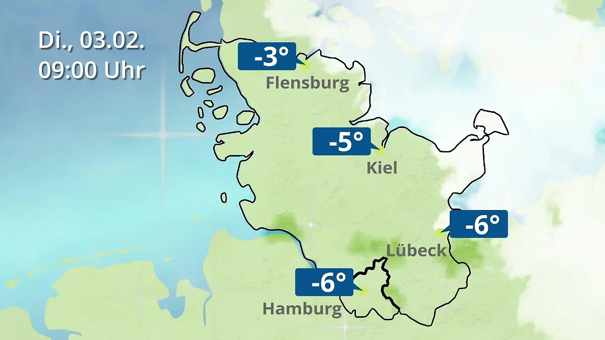 Hamburg, Schleswig-Holstein: Wie wird das Wetter? Regen- und Wolkenfilm für die Nordsee- und Ostseeküste