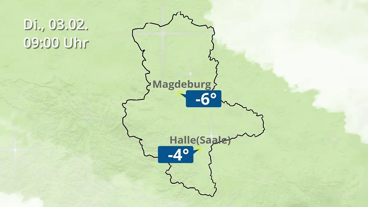 Sachsen-Anhalt: Wie wird das Wetter? Regen und Wolkenfilm für Halle und Magdeburg
