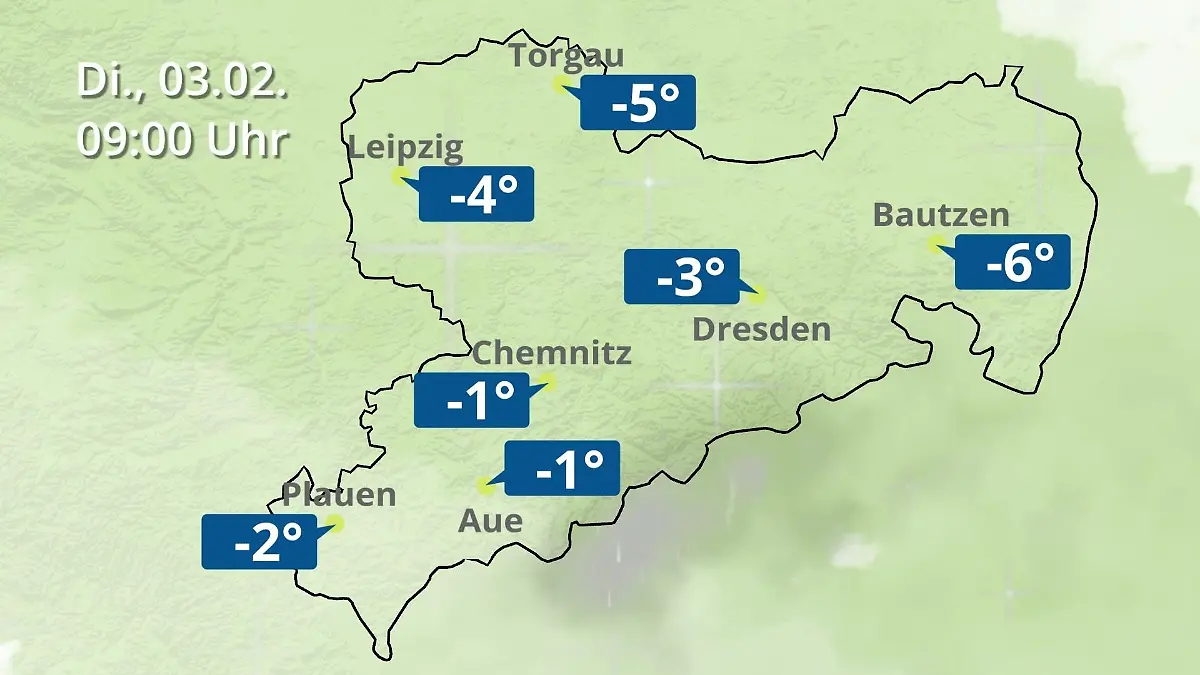 Sachsen: Wie wird das Wetter? Regen- und Wolkenfilm für Chemnitz, Dresden und Leipzig