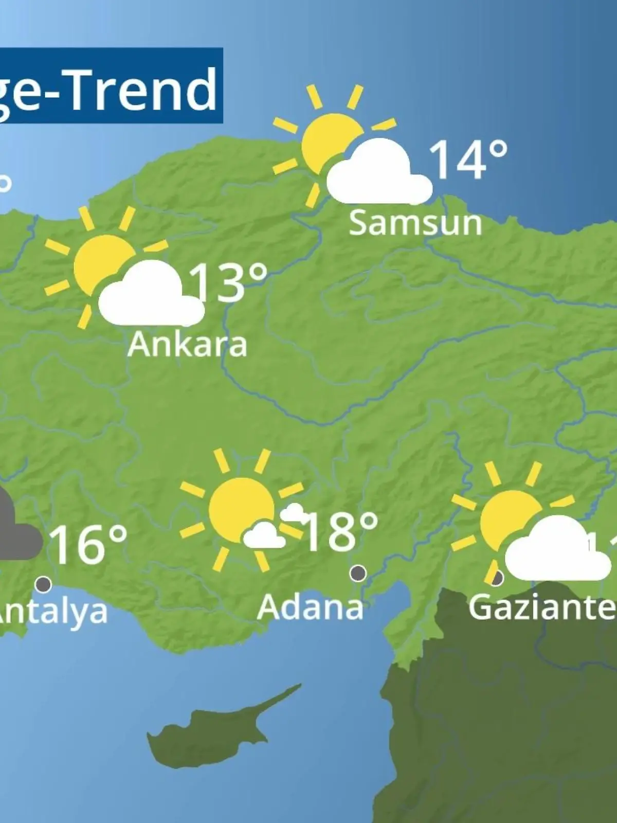 Bild zu: "Türkei: Wie wird das Wetter?"