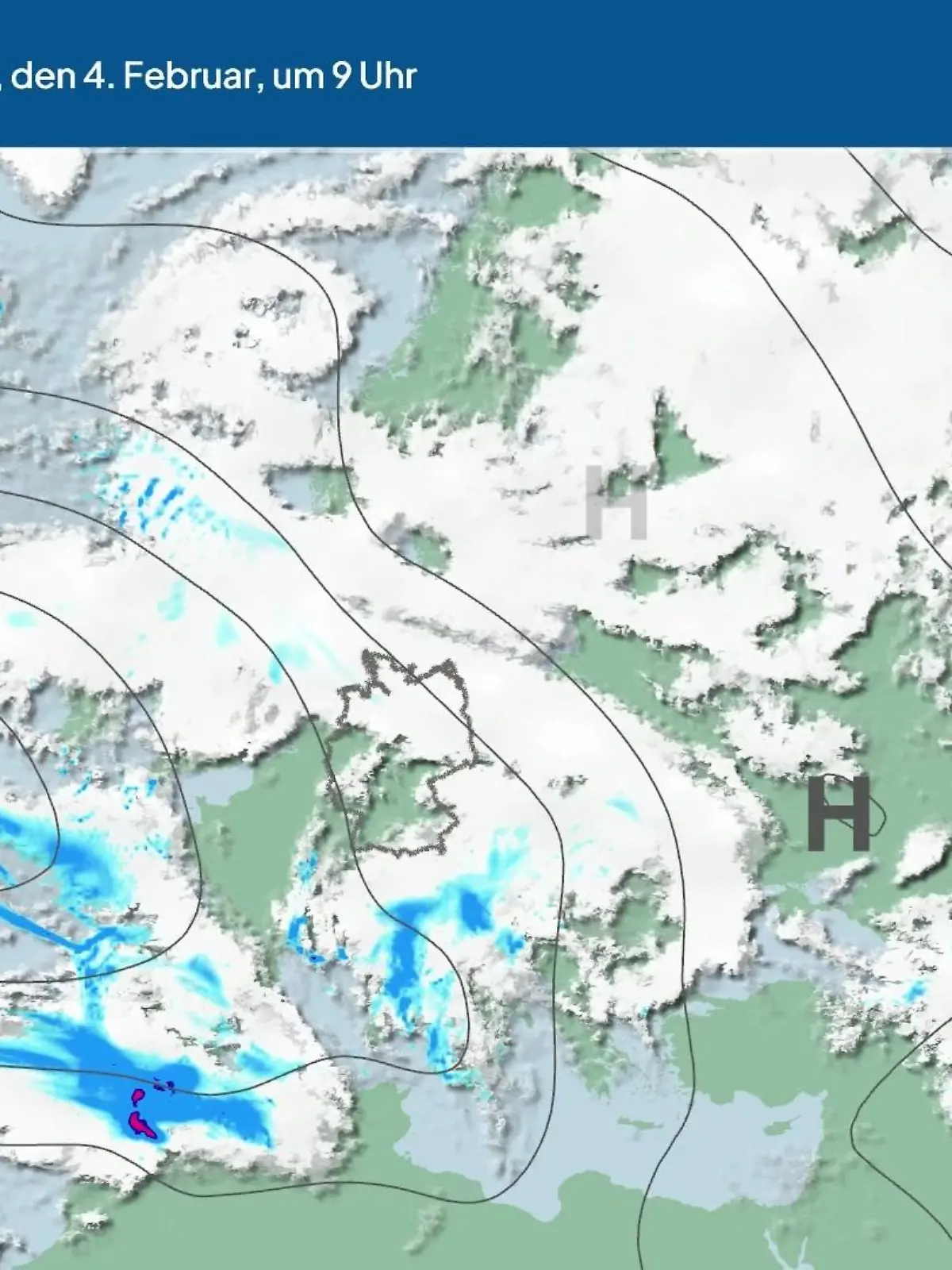 Bild zu: "Die Wetterlage der kommenden 5 Tage"
