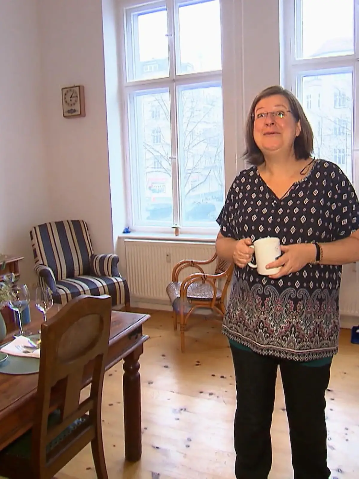 Bild zu: "Marion hat die Zeit stets im Blick"