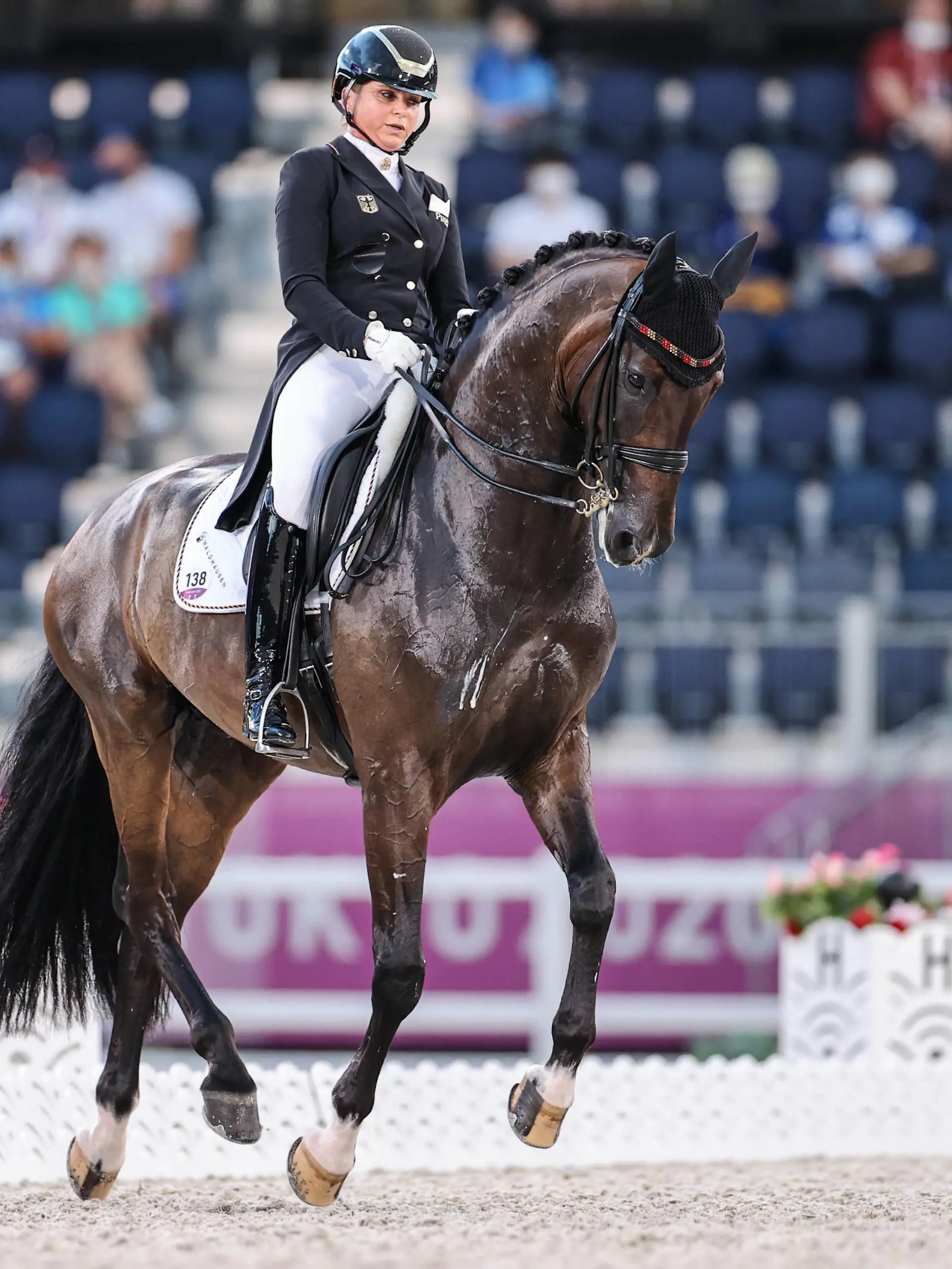 SCHNEIDER Dorothee GER, JULY 27, 2021 - Equestrian : Dressage Team Final, during the Tokyo 2020 Olympic Games, Olympische Spiele, Olympia, OS at the Equestrian Park Baji Koen in Tokyo, Japan. Noxthirdxpartyxsales PUBLICATIONxNOTxINxJPN 165641150 