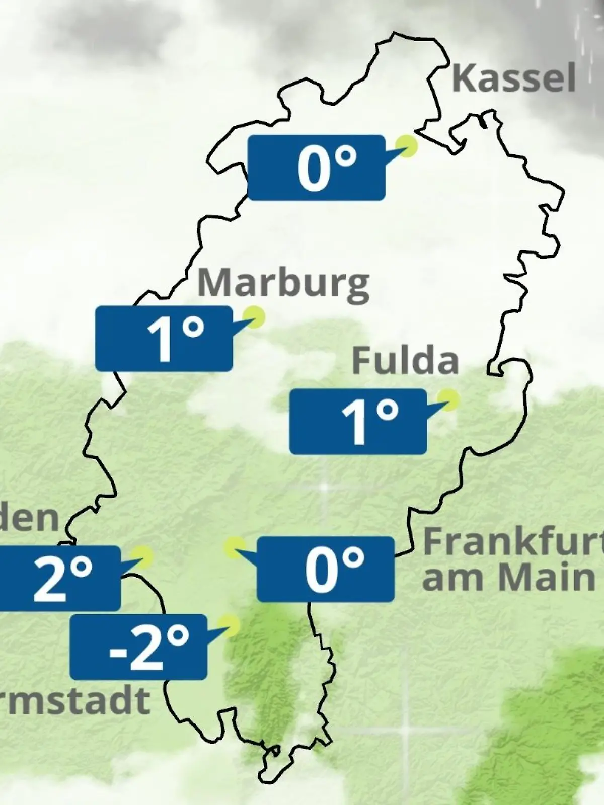 Bild zu: "Hessen: Wie wird das Wetter?"
