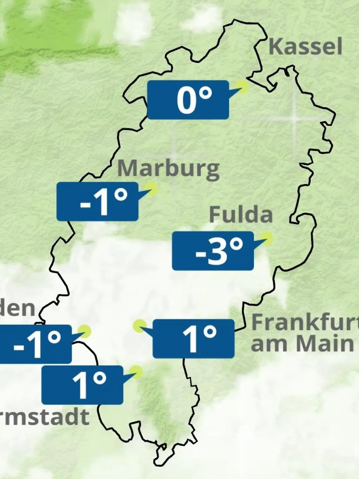 Bild zu: "Hessen: Wie wird das Wetter?"