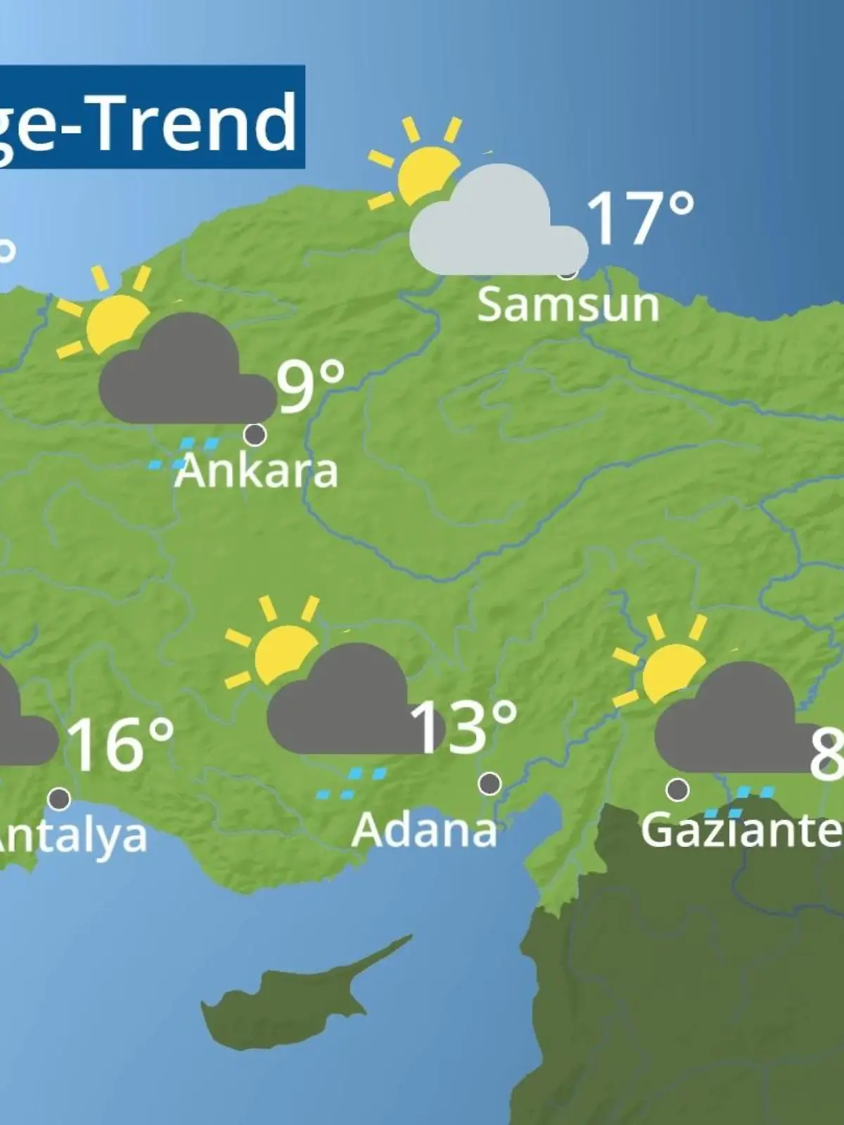Bild zu: "Türkei: Wie wird das Wetter?"