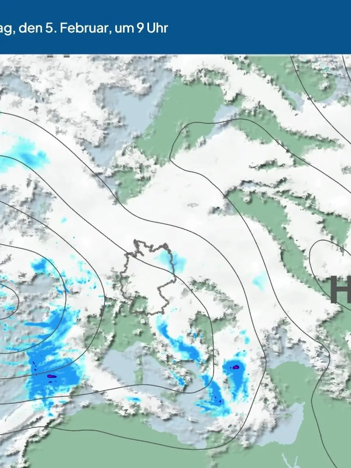 Bild zu: "Die Wetterlage der kommenden 5 Tage"