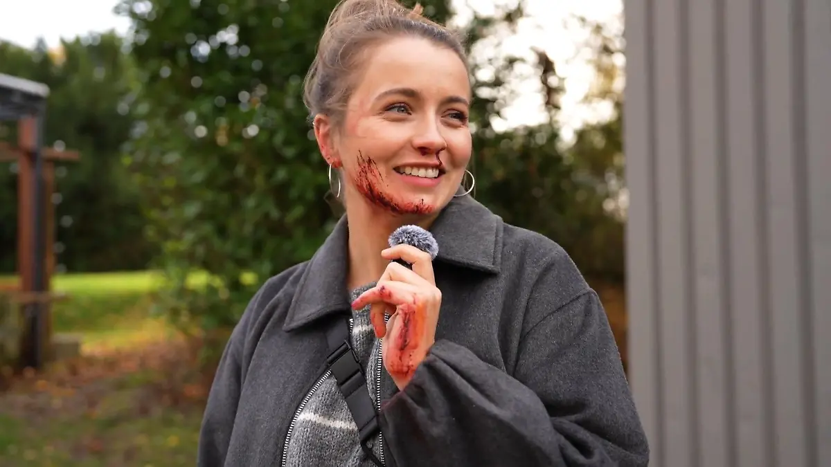 Backstage mit Julia Wiedemann: So wurde Lucies Unfall am AWZ-Set inszeniert!