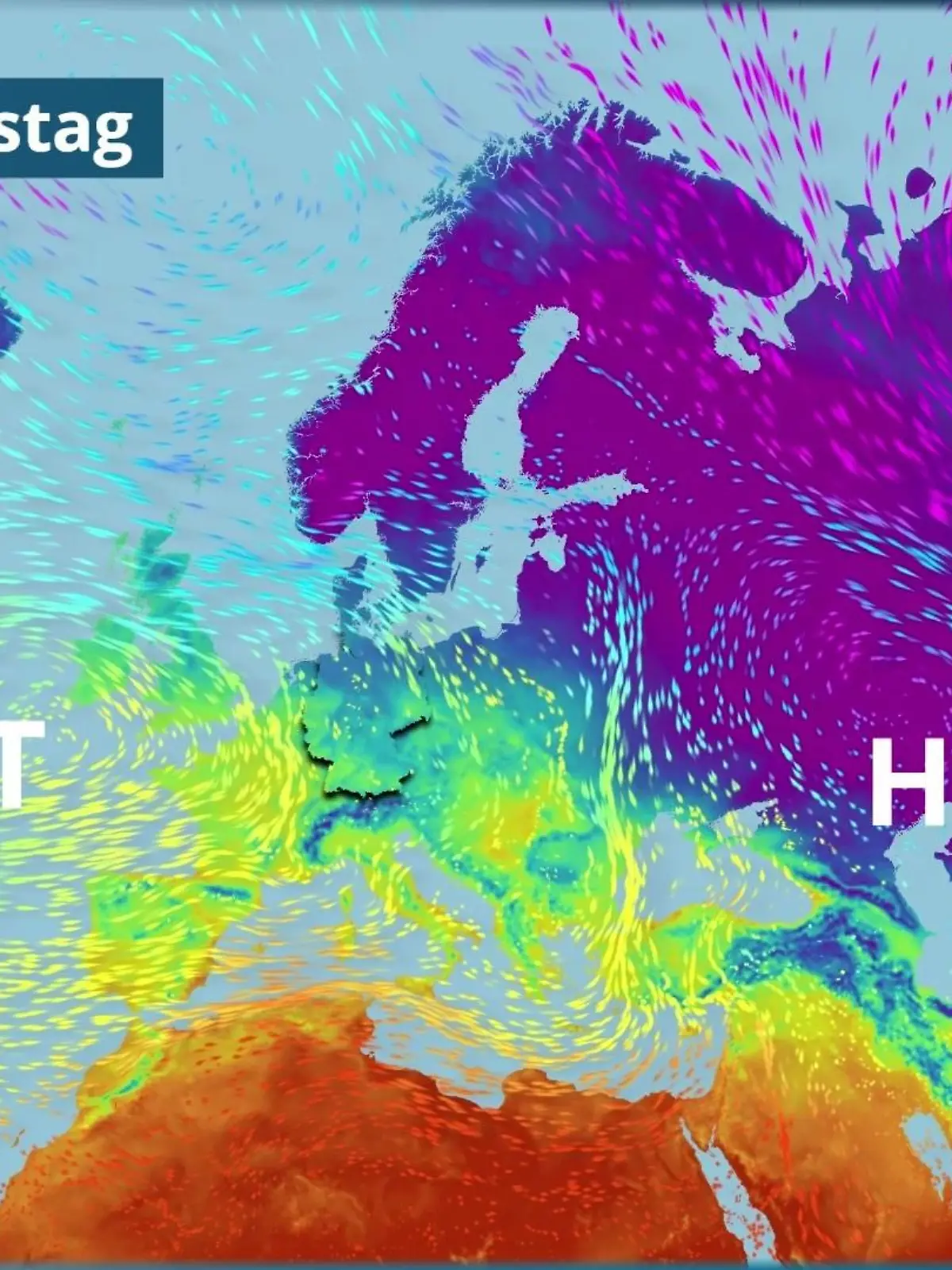 Bild zu: "Umzingelt von Tiefdruckgebieten"