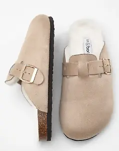 Kuschelige Pantolette mit Warmfutter