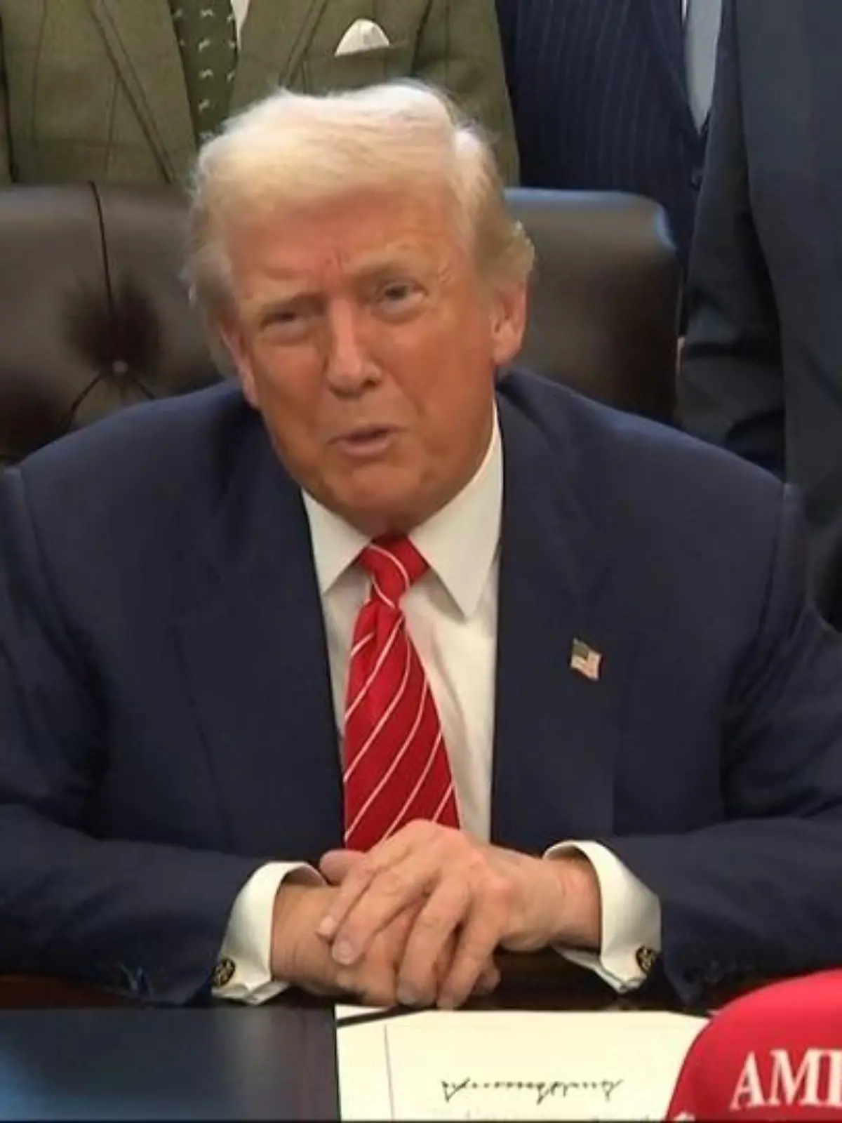 Bild zu: "Trump in Epstein-Affäre – jetzt stellt er sich als Opfer dar!"