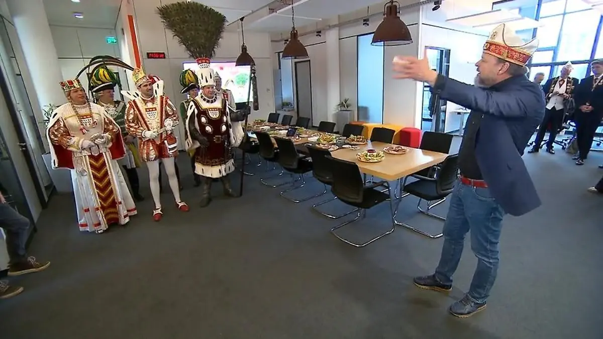 Dreigestirn bei RTL WEST Kölle Alaaf!