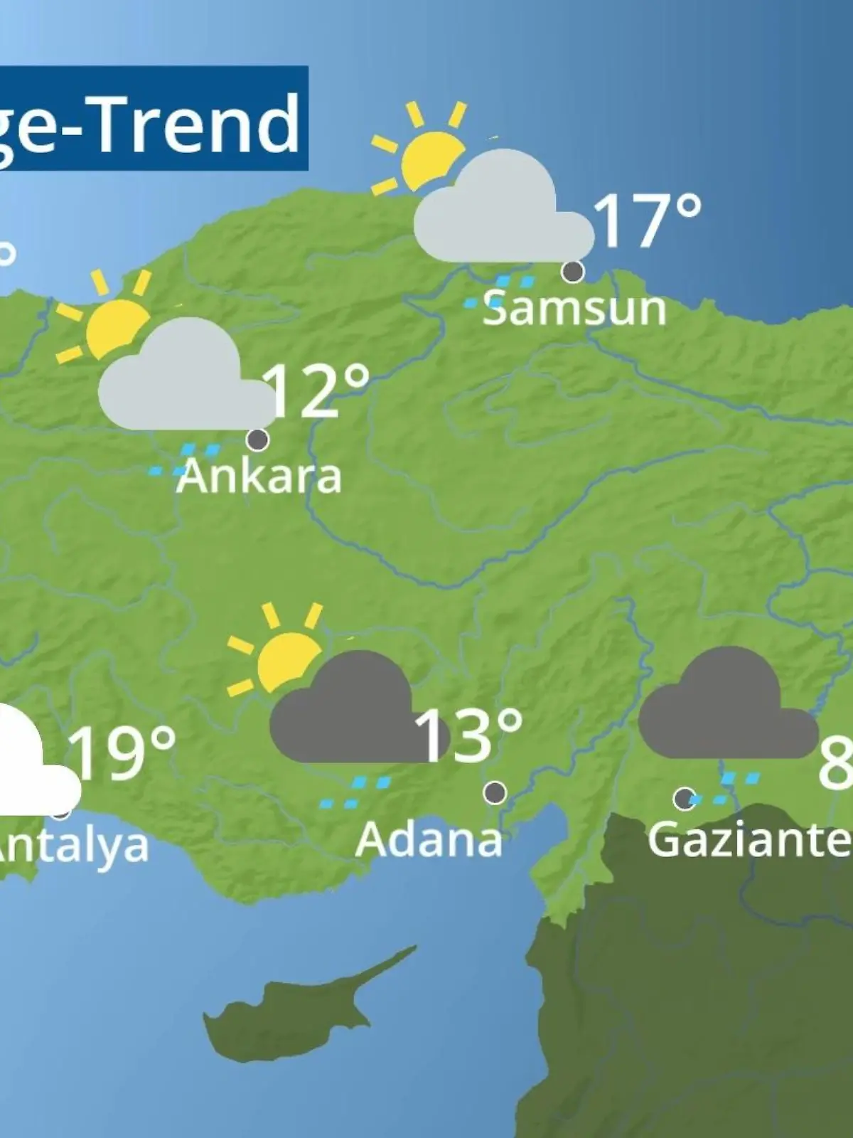 Bild zu: "Türkei: Wie wird das Wetter?"