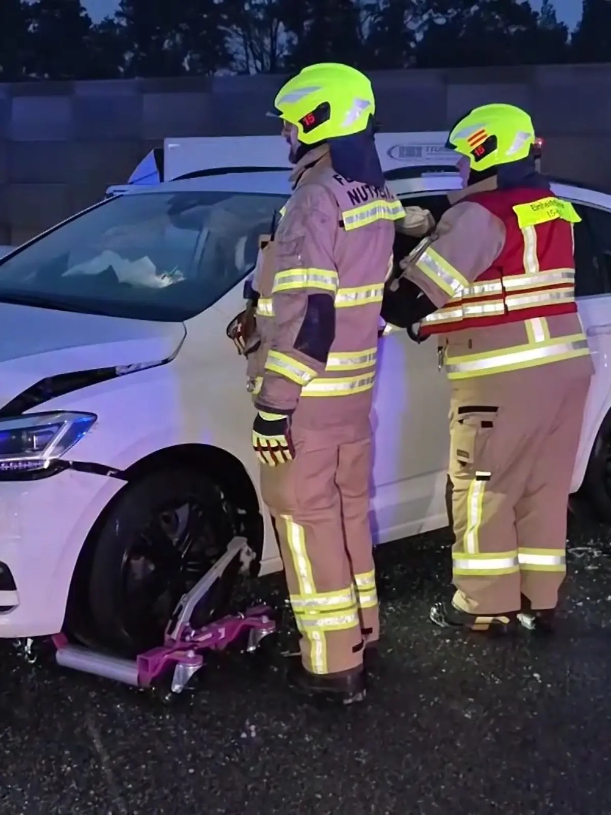 Auf der A10 kommt es am Donnerstag (5. Februar) zu mehreren Glätte-Unfällen.