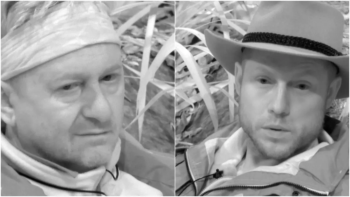 Muh-ss das sein? Patrick vergleicht Hubert mit einem Kuhschwanz Lästereien am Lagerfeuer im Dschungelcamp