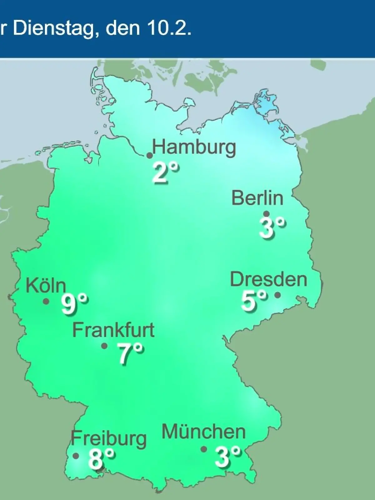 Bild zu: "Im Video: Temperatur-Vorhersage"