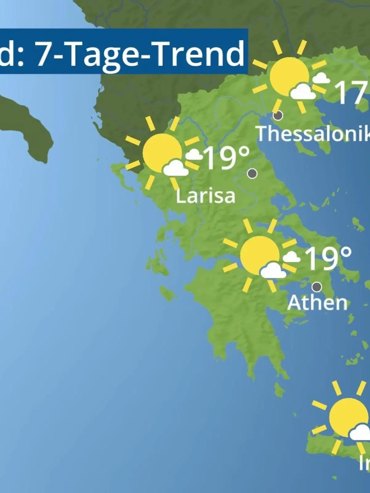 Bild zu: "Griechenland: Wie wird das Wetter?"