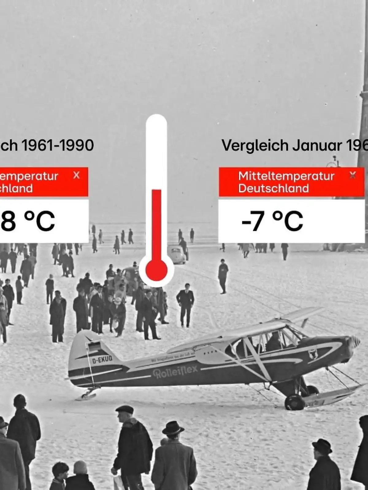 Bild zu: "Deutschland erlebt frostige Temperaturen und Schnee"
