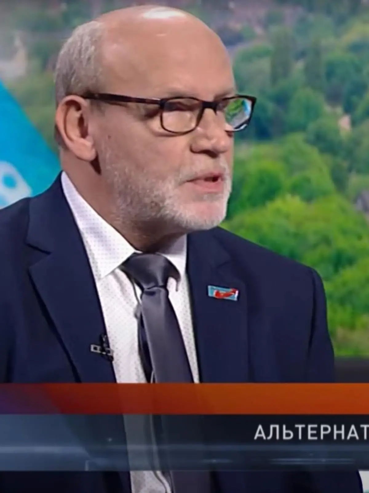 Detlef Bauer im Interview beim belarussischen TV-Sender ONT